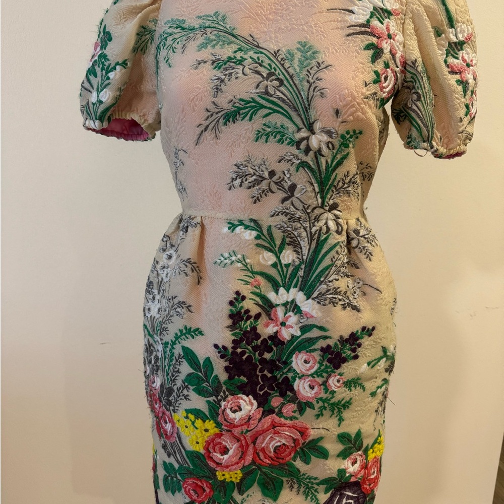 Gucci Floral Embroidered Dress